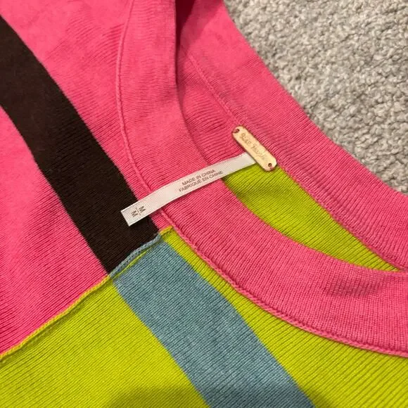 Free People Uptown Striped Pullover Sweater Top - Picture 3 of 7